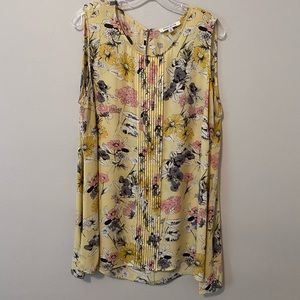Rose & Olive Sleeveless Top